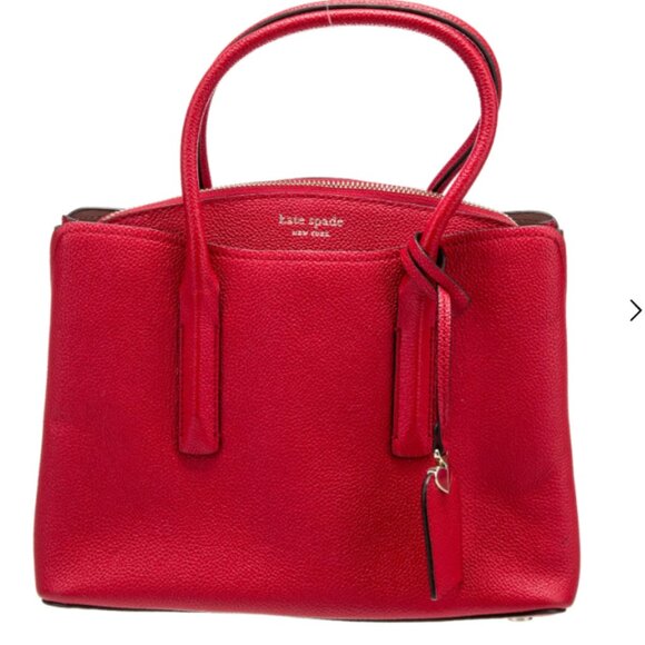 kate spade Handbags - Kate Spade Margaux Medium Satchel Red